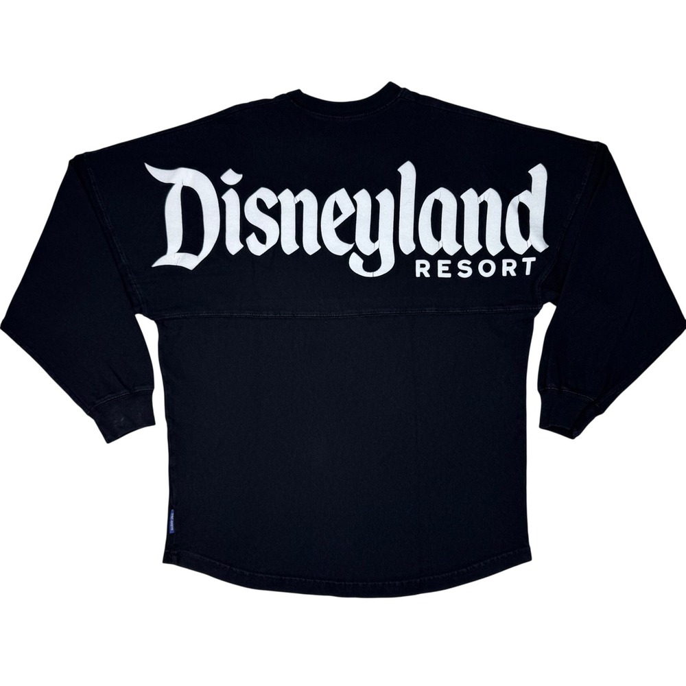 Disneyland Resort Spirit Jersey Black D Est 1955 Long Sleeve T Shirt Adult XS‎